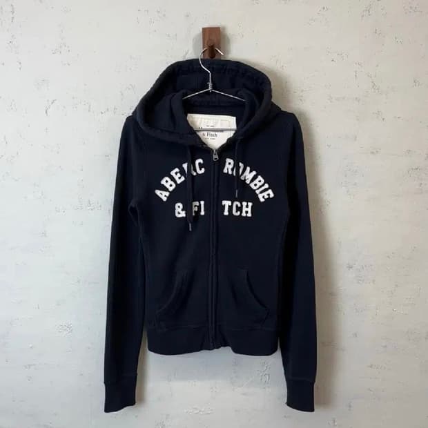 아베크롬비 후드집업 네이비