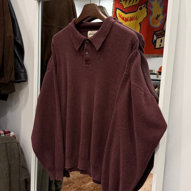 00s Eddie Bauer 에디바우어 빈티지 카라 니트