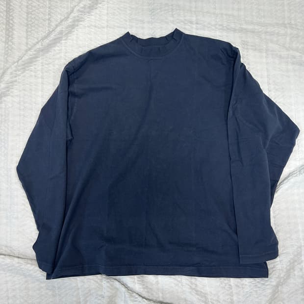 [XL] YZY 롱슬리브 네이비
