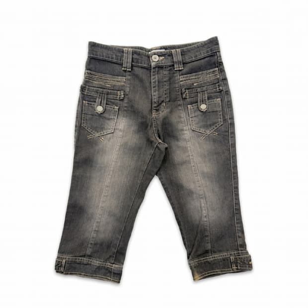 빈티지 y2k 카프리 팬츠