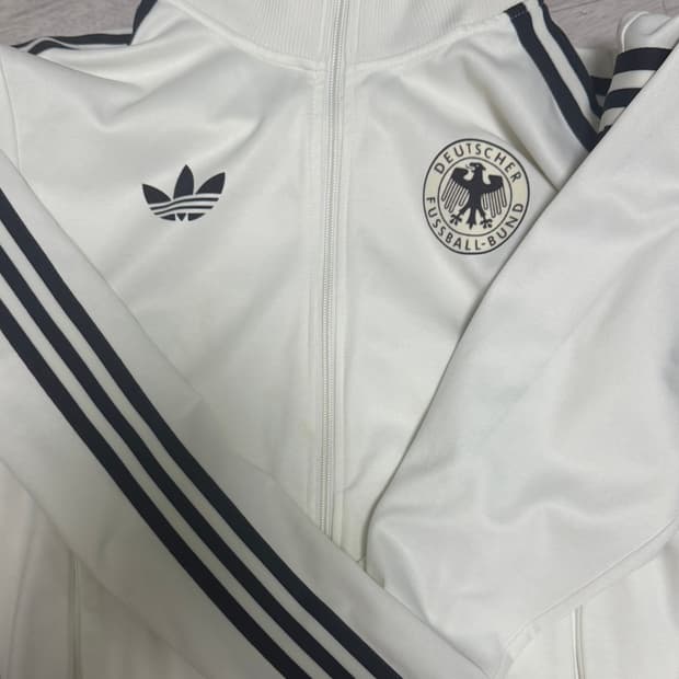 아디다스 독일 베켄바우어 트랩탑 오프 화이트 L