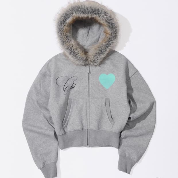 스컬프터 메란지퍼 후드집업