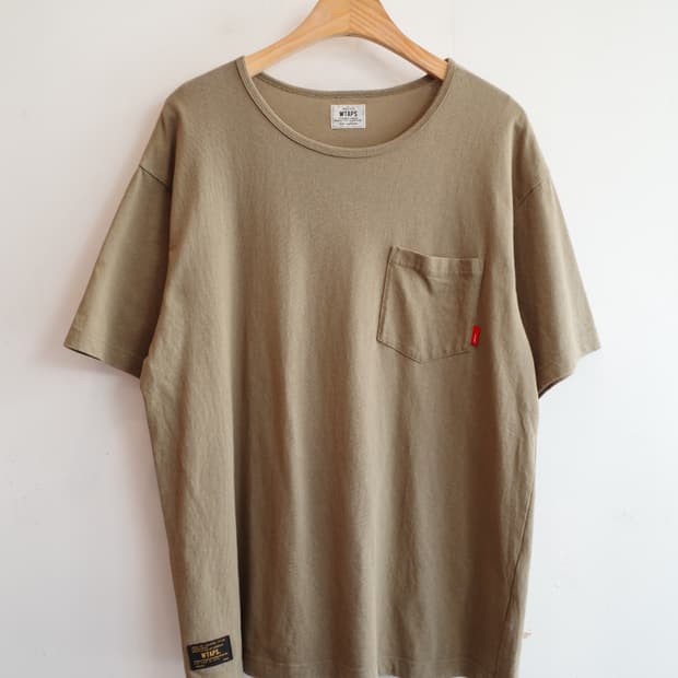 WTAPS 더블탭스 포켓 티셔츠