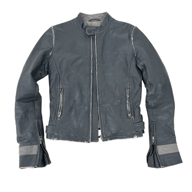 Diesel goat leather jacket