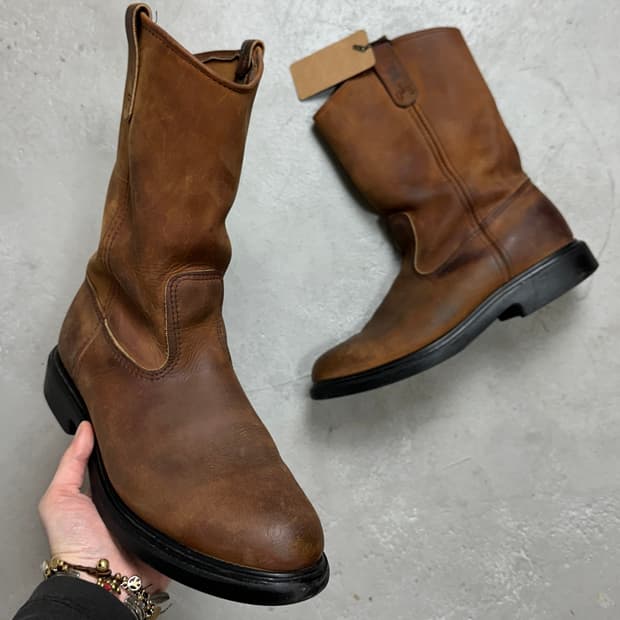 00's OG USA Made 레드윙 1105 페코스 웨스턴 부츠