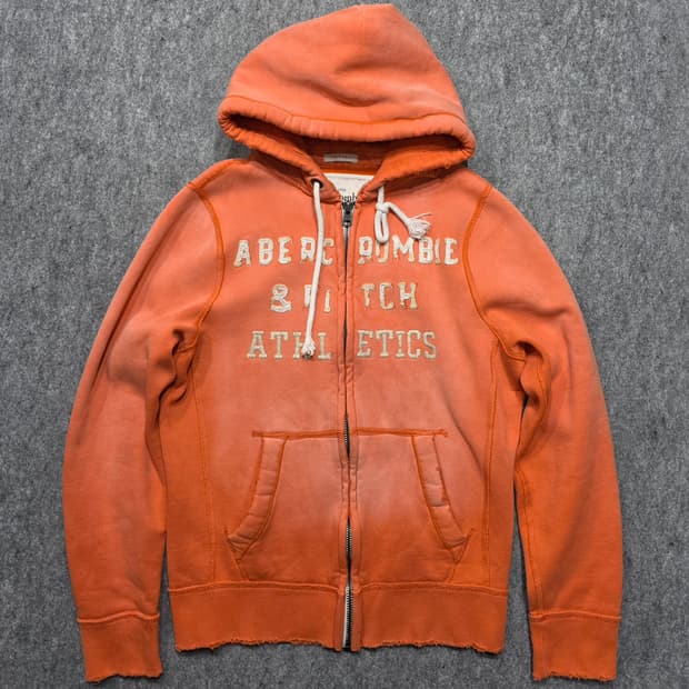 아베크롬비 페이드 데미지 Y2K 빈티지 후드집업 M