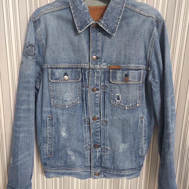 (L.100)[EZRA FITCH] 에즈라피치 데님 빈티지핏 청자켓