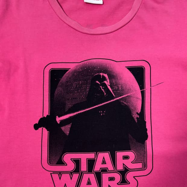 유니클로 UT x 스타워즈 아임 유어 파더 티셔츠 핑크 S