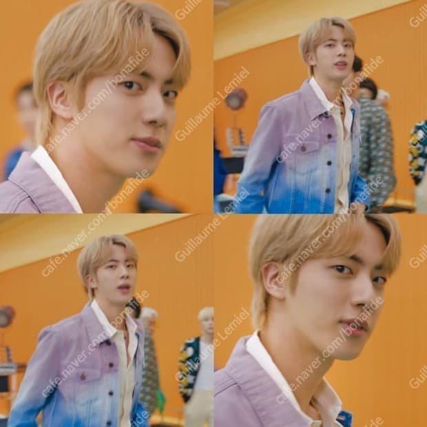 생로랑 타이다이 데님자켓 L