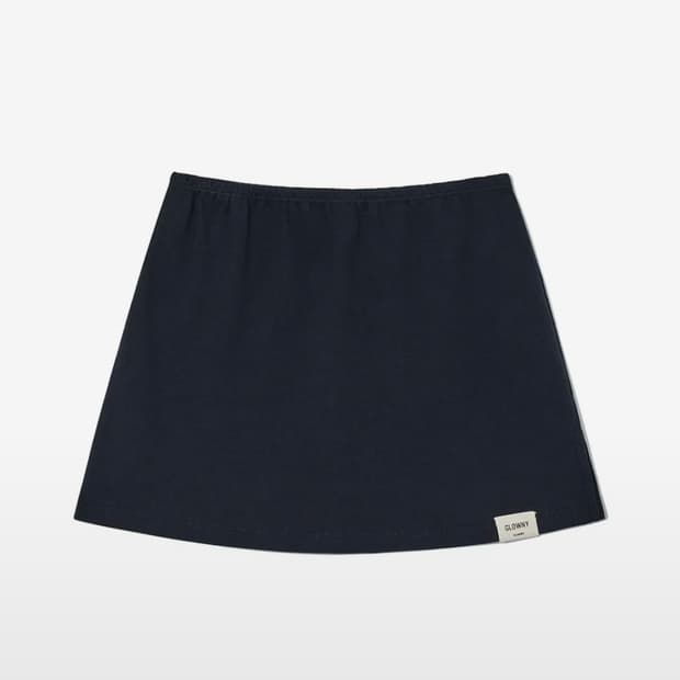 글로니 G CLASSIC MINI SKIRT (NAVY)