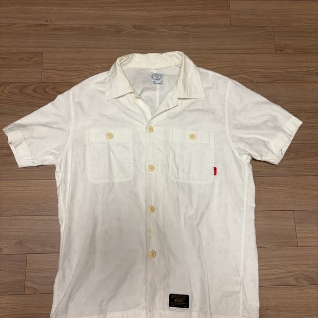 Wtaps(더블탭스) 자가드 카모 화이트 셔츠 (M)
