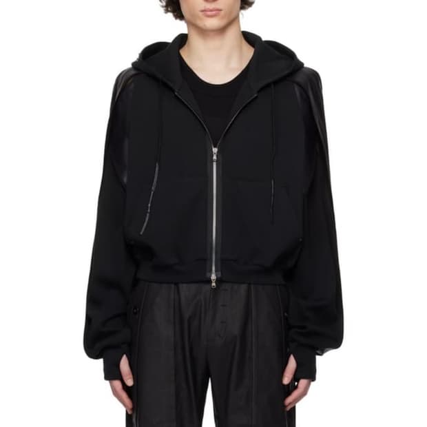 카르넷 아카이브 블랙 홀스슈 크랩 집업 후디 l 구매합니다