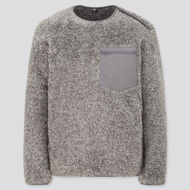 유니클로 후리스 풀오버