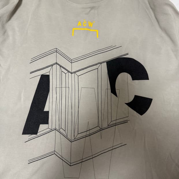 A-COLD-WALL 가먼트다잉 긴팔 티셔츠 