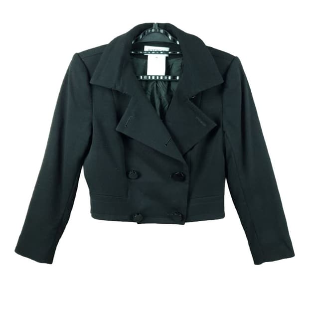 [여36]지방시 블랙 울 크롭 자켓[Y61-041]