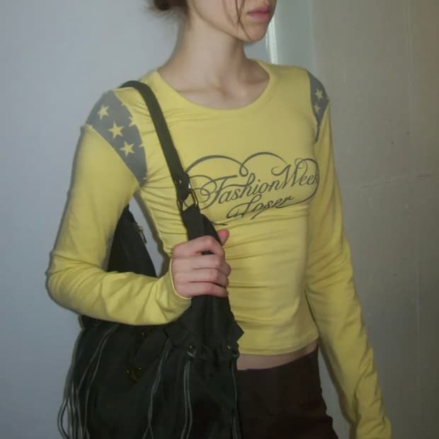 스컬프터 Star Band Tee Yellow M