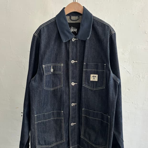 Stussy 스투시 인디고 초어 데님 자켓