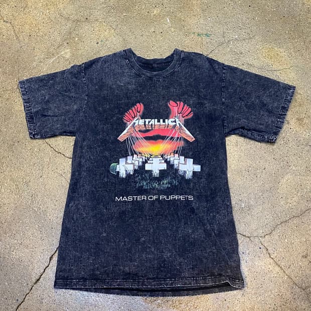 미국 빈티지 메탈리카 굿즈티 락티셔츠 반팔티