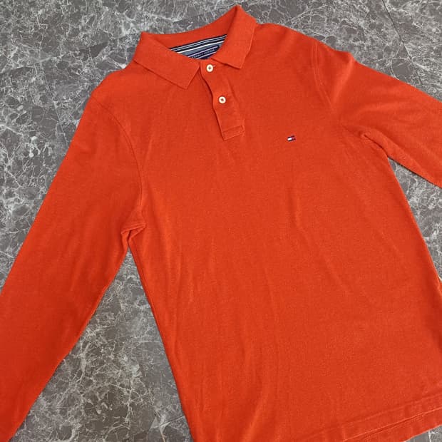 타미힐피거 긴팔 폴로 셔츠 S