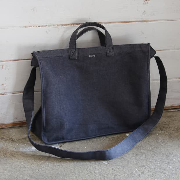 Theory 데님 에코백 