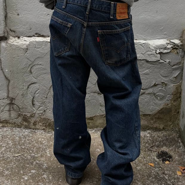 00s LEVIS 517 deep denim boots cut pants