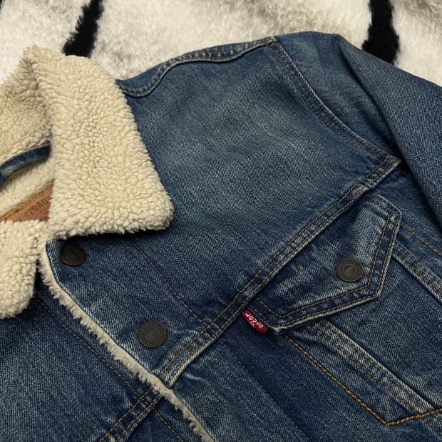 [L]리바이스 쉐프파 데님 트러커 자켓/중청