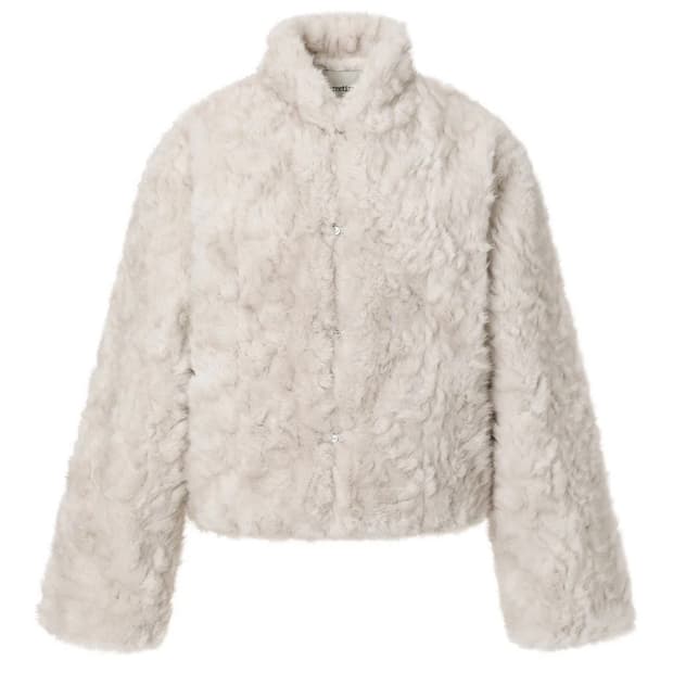 쓰리타임즈 리본퍼자켓 판매해요