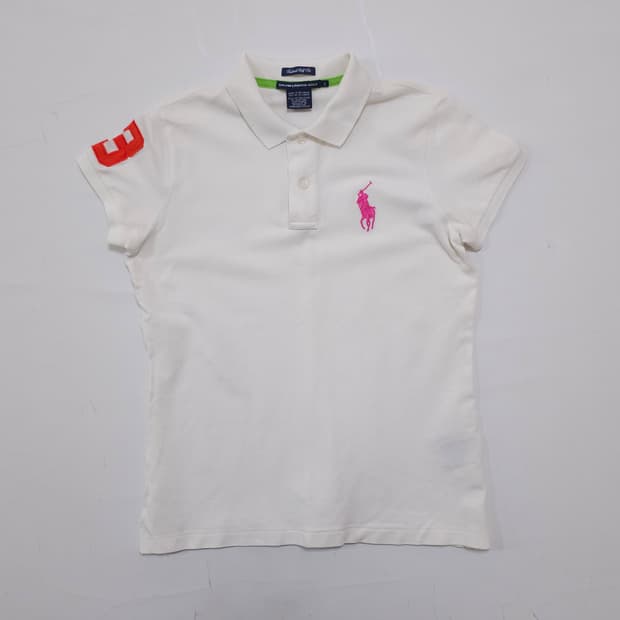 폴로 핑크 빅포니 반팔카라티