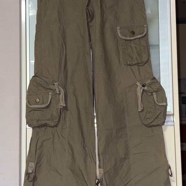 빈티지 대장 y2k 갸루 카키 카고팬츠
