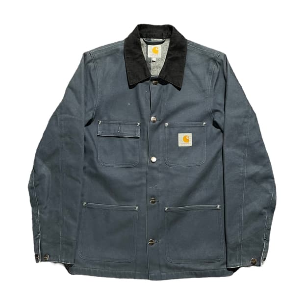 칼하트 WIP 네이비 워크웨어 코트 XS 