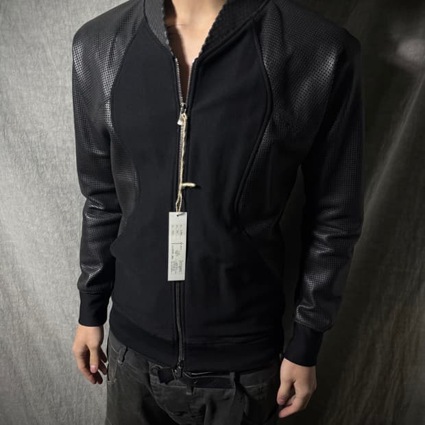 Zeitganz Mesh Leather Hybrid Jacket 