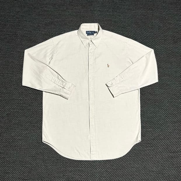 [XXL] Polo 폴로 랄프로렌 살구색 코튼 옥스퍼드 셔츠