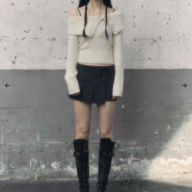 보헤미안 서울 코튼 랩 스커트 S