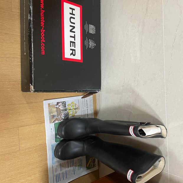 헌터 롱부츠 230