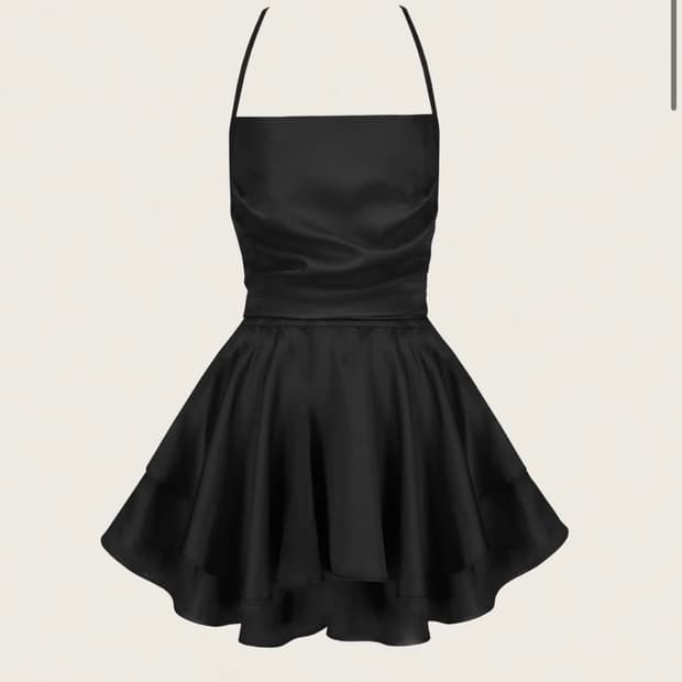 클리시어 새틴 원피스