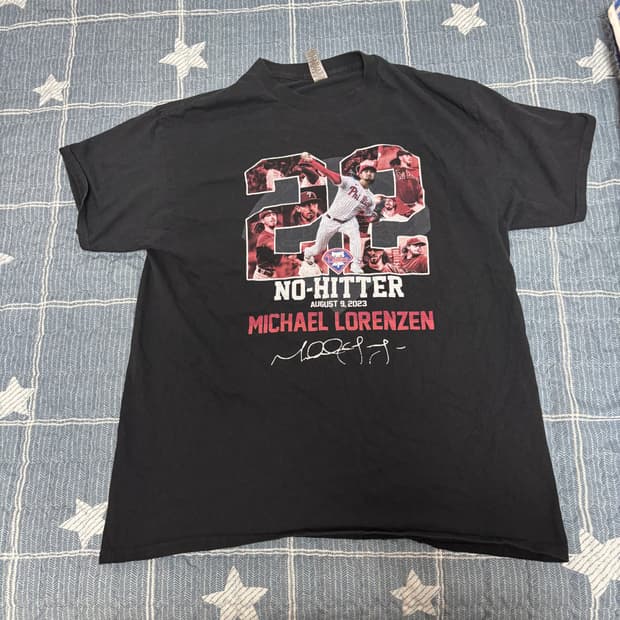 길단 MLB 메이저리그 필라델피아 로렌젠 야구 반팔티셔츠 L