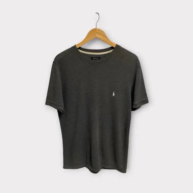 폴로 랄프로렌 차콜 와플 티셔츠 M