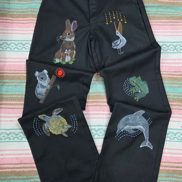 Dickies random animal image pants