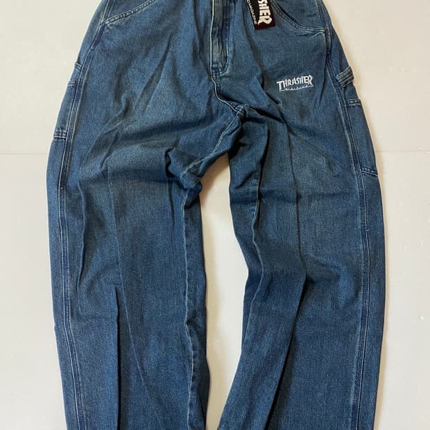 Thrasher denim pants (새상품)