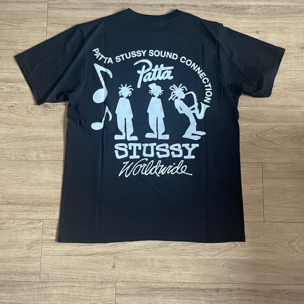 스투시x파타 반팔티 L