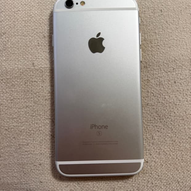 아이폰6s 실버 64기가 카메라 무음