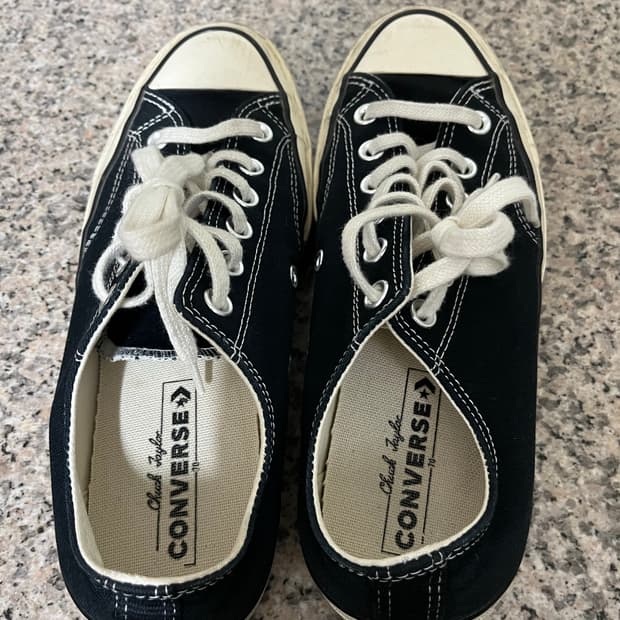 컨버스 척 70 로우 블랙 255