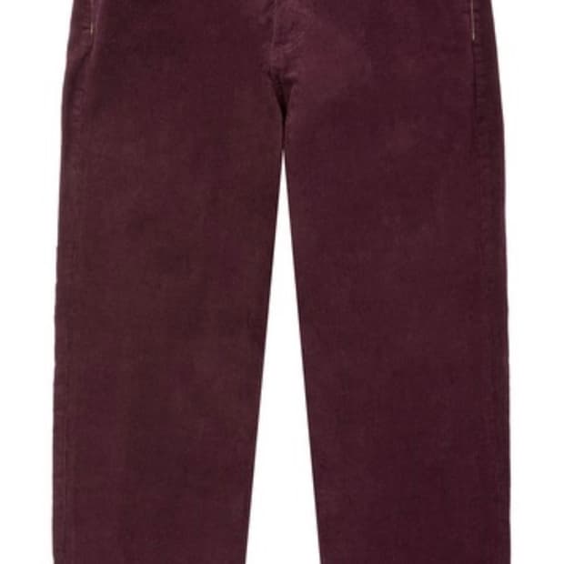 허프 HUF 코듀로이 팬츠 버건디 32