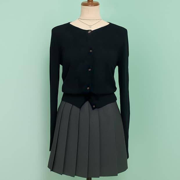 Vivienne Weswood 레드라벨 여성 가디건 블랙 