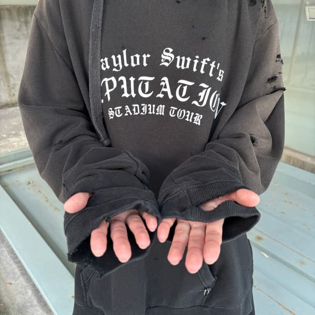 REPUTATION STADIUM TOUR 선페이드 데미지 후드