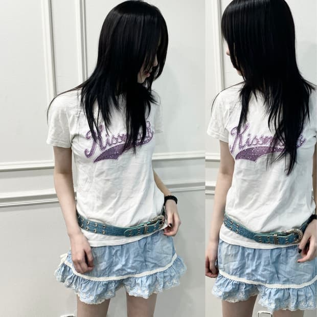 [KISSMARK]2000s Girl Print Tee