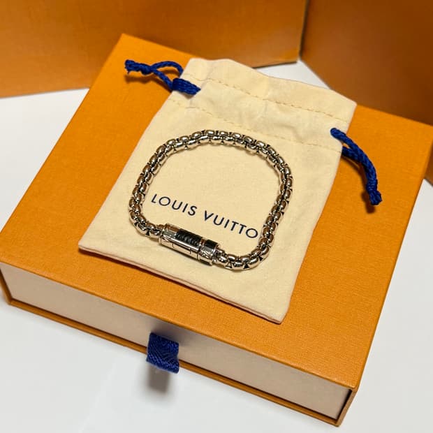 [S+급/M] 루이비통 모노그램 클로저 체인 팔찌