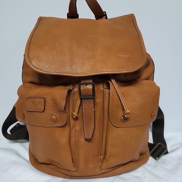 투미 백팩 정품 천연소가죽 