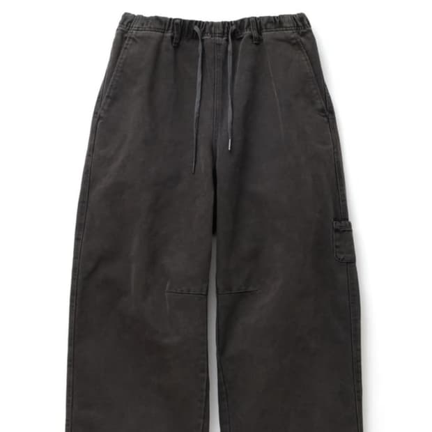 해칭룸 오버덕 팬츠 다이드 차콜 4사이즈 새상품급