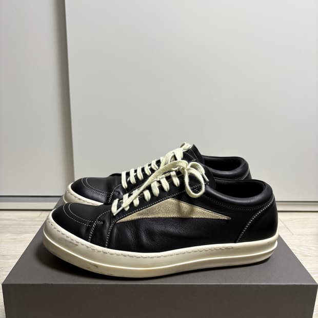 릭오웬스 반스 레더 풀박 43사이즈